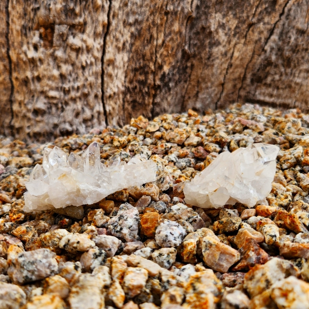 Quartz Point Crystal Cluster 2pc